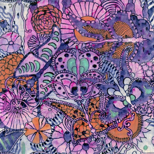 Harry Clarke Butterfly Print | Sefton Fabrics Belfast 1918