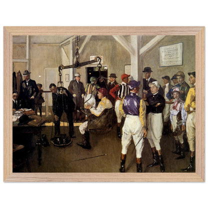 The Weighing Room, Hurst Park (1924) – Sir John Lavery (view 8)