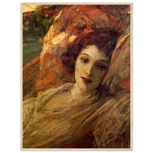 Hazel in the Red Hammock (c.1923) – Sir John Lavery (view 2)