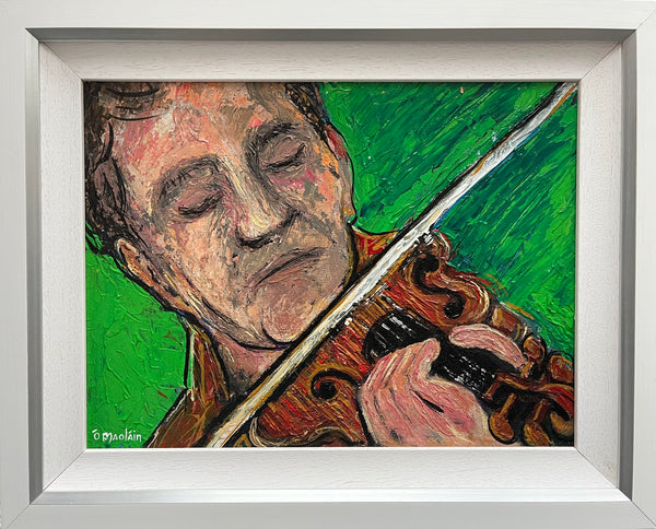 Irish Fiddle Player Original Painting