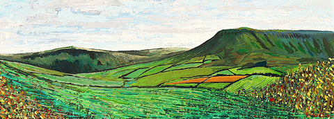'Green Glens of Antrim,' an original painting on canvas by the renowned Irish artist, Barra Ó Maoláin