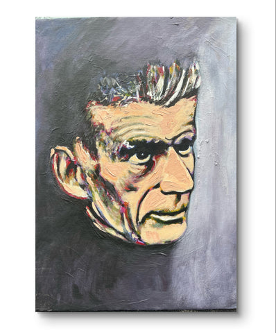 Samuel Beckett Originalgemälde