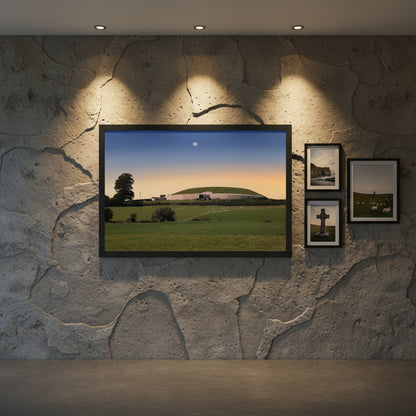 Newgrange Irish Sunset – Gallery Edition Framed Print