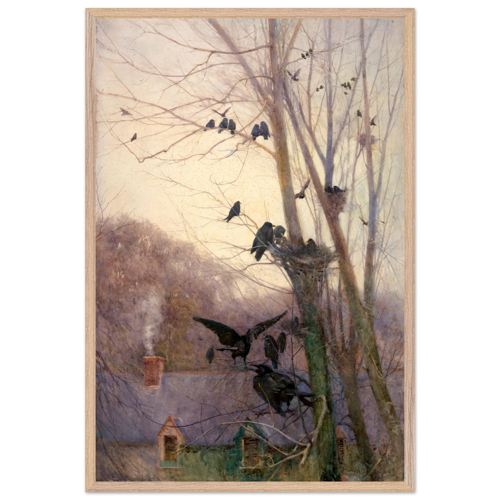 Shades of Evening by Irish Artist Mildred Anne Butler Art Print 60x90 cm / 24x36″ / Framed Art Print / Wood frame