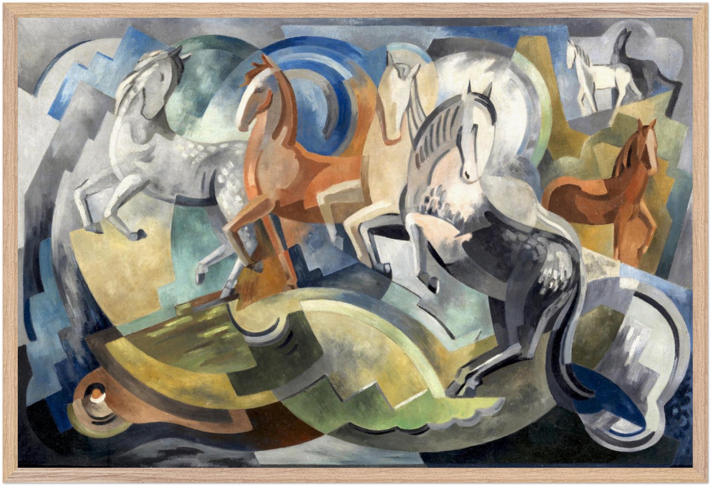 Achill Horses by Mainie Jellett – Collector’s Edition Irish Art Print