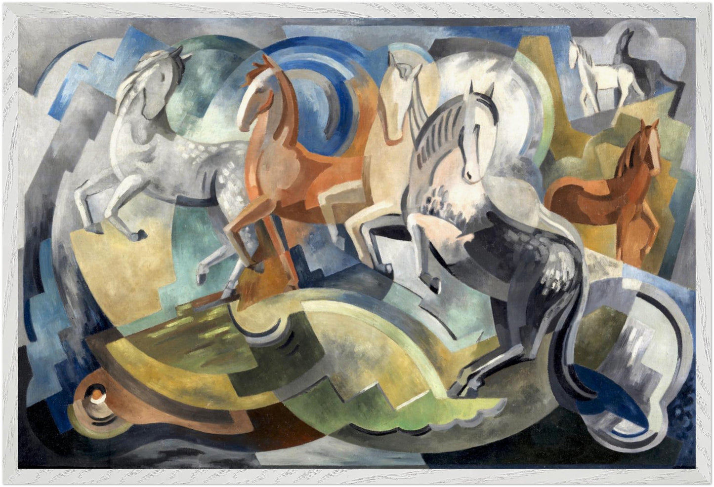 Achill Horses by Mainie Jellett – Collector’s Edition Irish Art Print