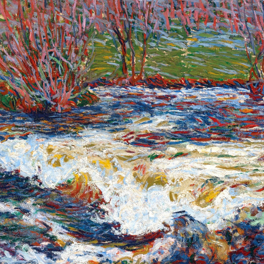 Impression d'art « The Rushing Stream » de l'artiste irlandais Roderic O'Conor