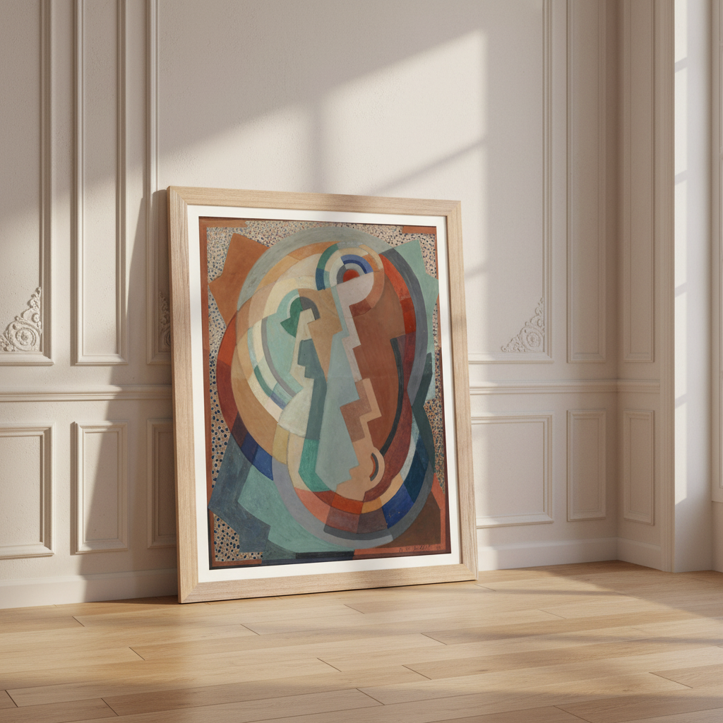 The Virgin and Child by Mainie Jellett – Irish Modernist Art Print