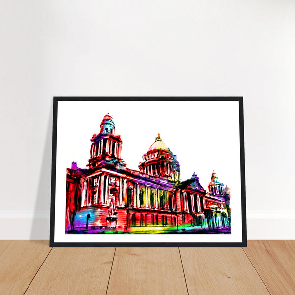 Belfast City Hall Framed Art Print