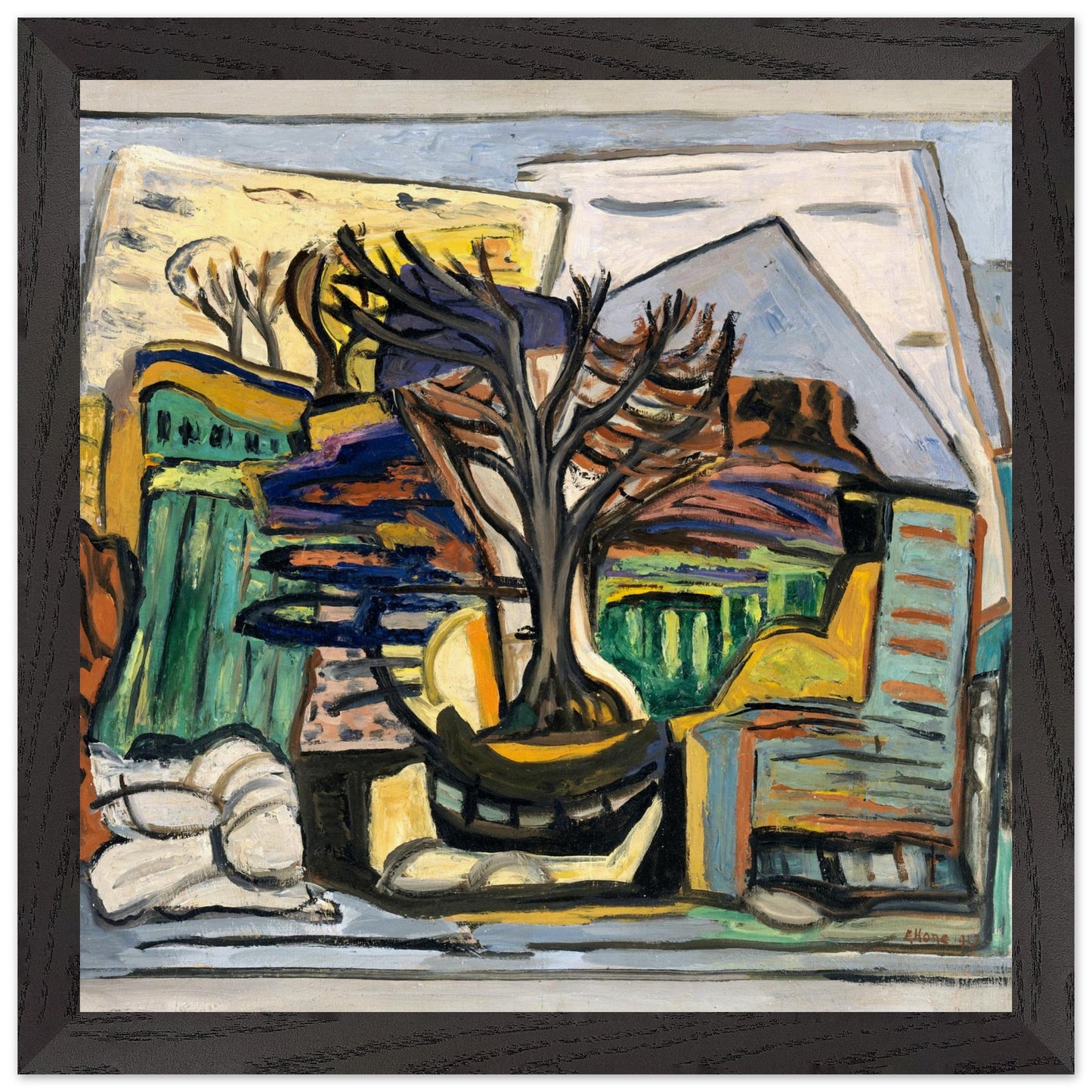 Evie Hone A Landscape with a Tree (1943) | Collector Print – view 7 | Buy Irish Art