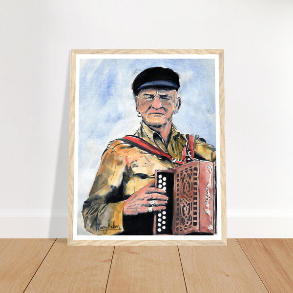 Patsy Dan Rogers Framed Art Print King of Tory Island