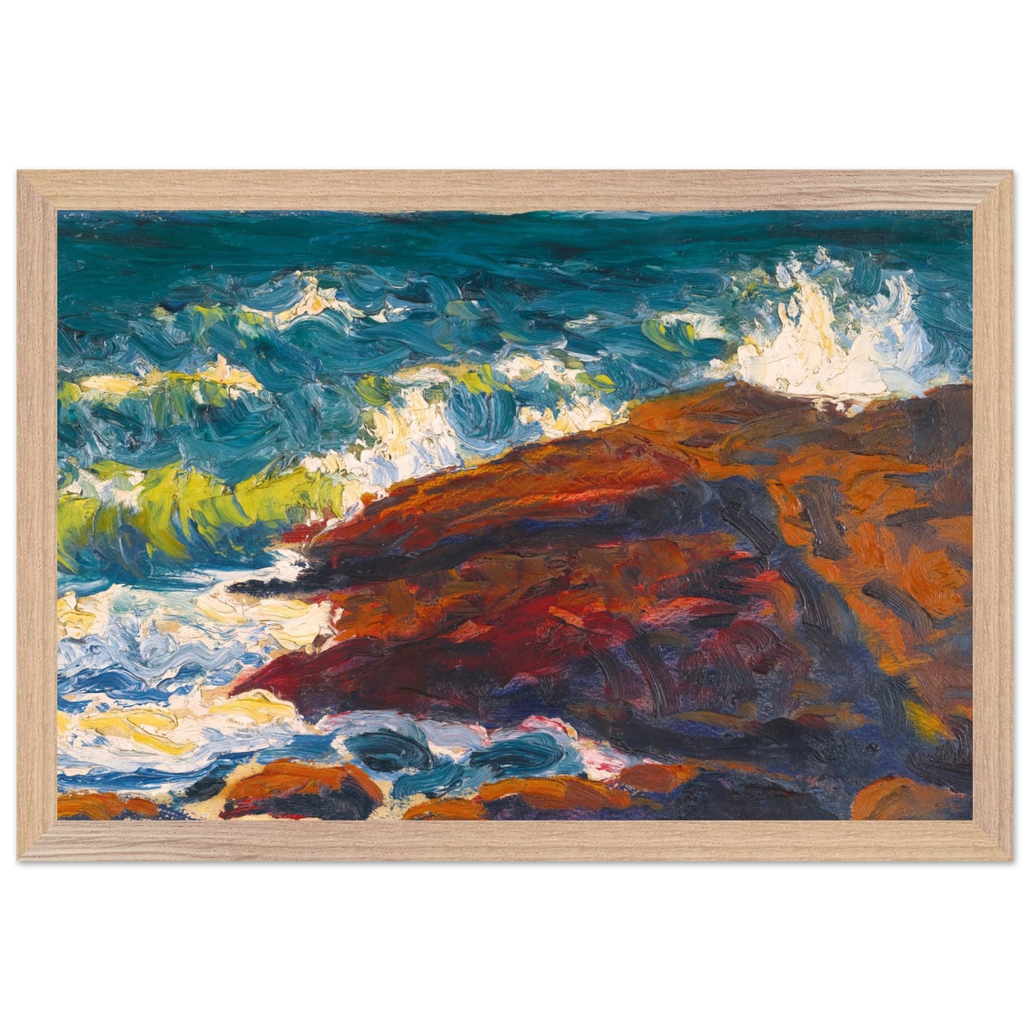 Seascape by Irish Artist Roderic O'Conor Art Print (view 9)