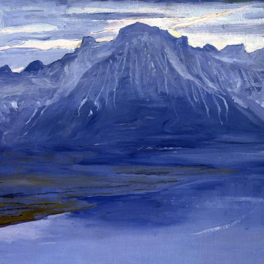 Impression d'art « Crépuscule, lac Léman » par l'artiste irlandais John Lavery