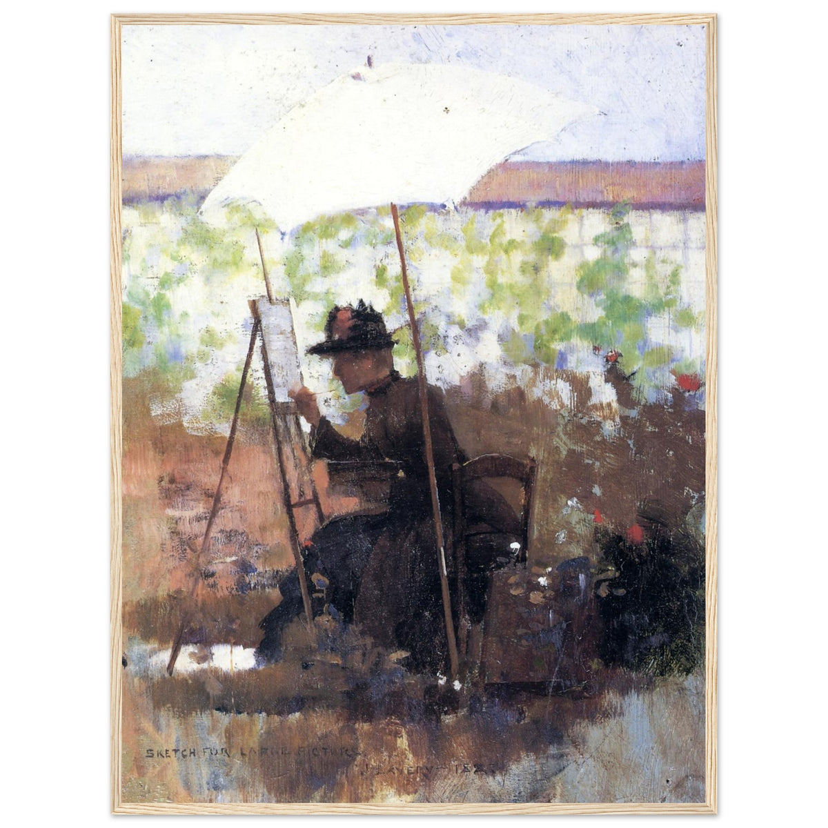 Sketch for 'A Pupil of Mine' (1883) – Sir John Lavery (view 2)