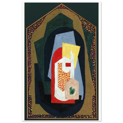 Decoration (1923) by Mainie Jellett - Irish cubist art print