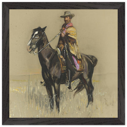 R.B. Cunninghame Graham on ‘Pampa’, By Irish Artist Sir John Lavery Art Print – view 12 | Buy Irish Art