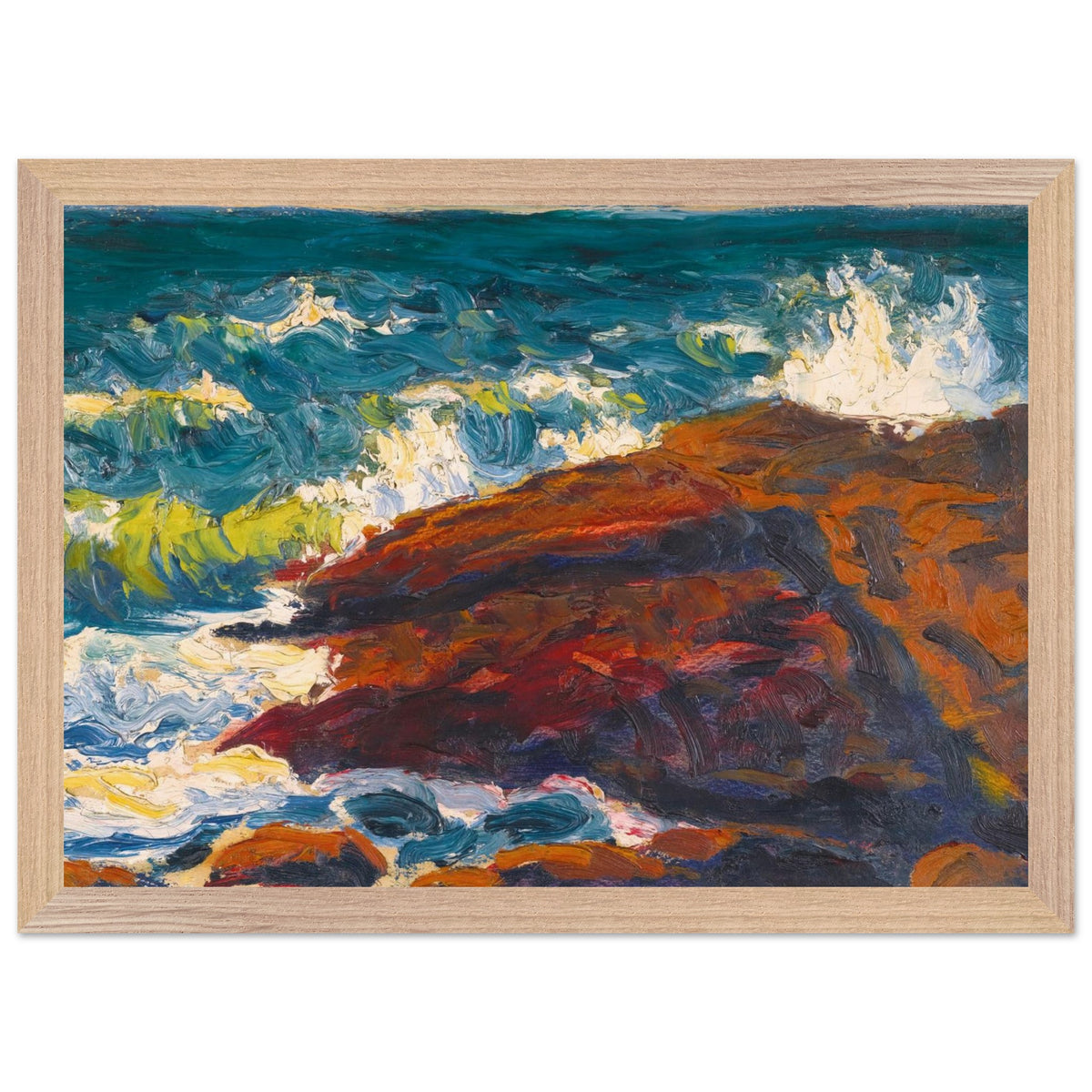 Seascape by Irish Artist Roderic O'Conor Art Print (view 18)