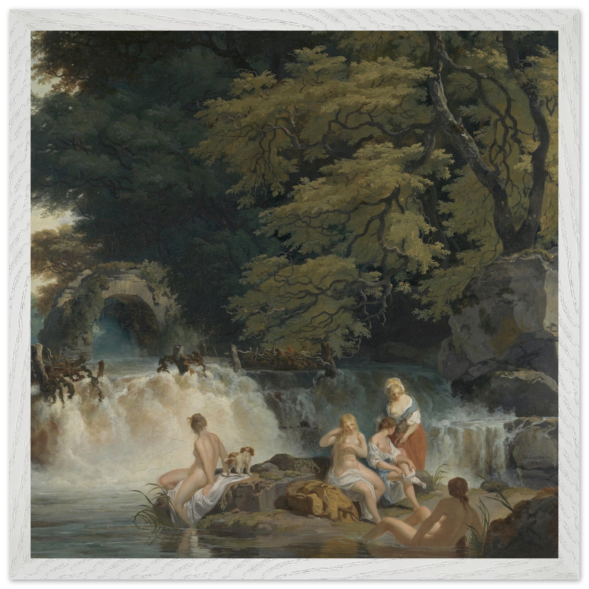 Nymphs Bathing – Salmon Leap at Leixlip (1783) (view 2)