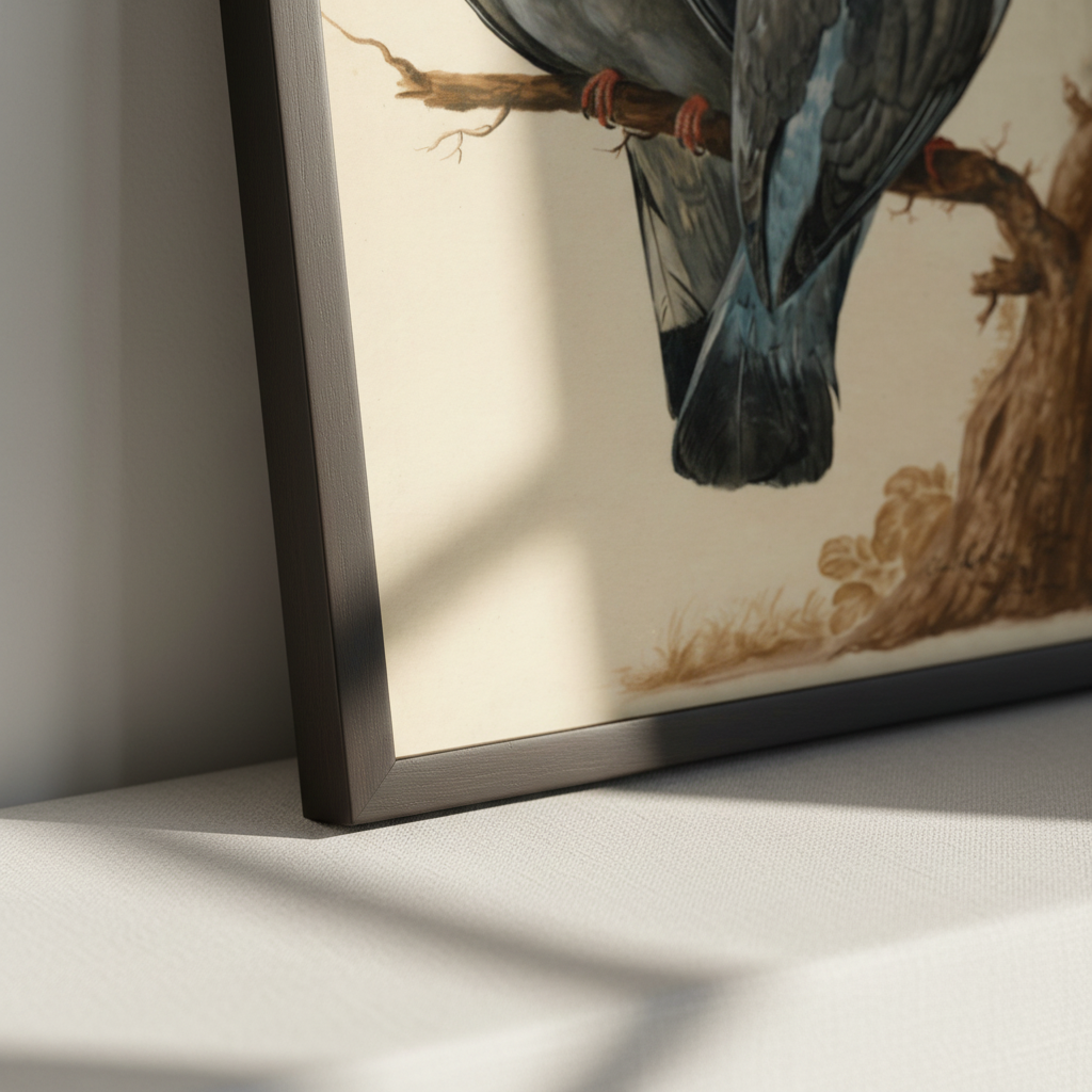 Two Wood Pigeons – Charles Collins | Irish Art Print