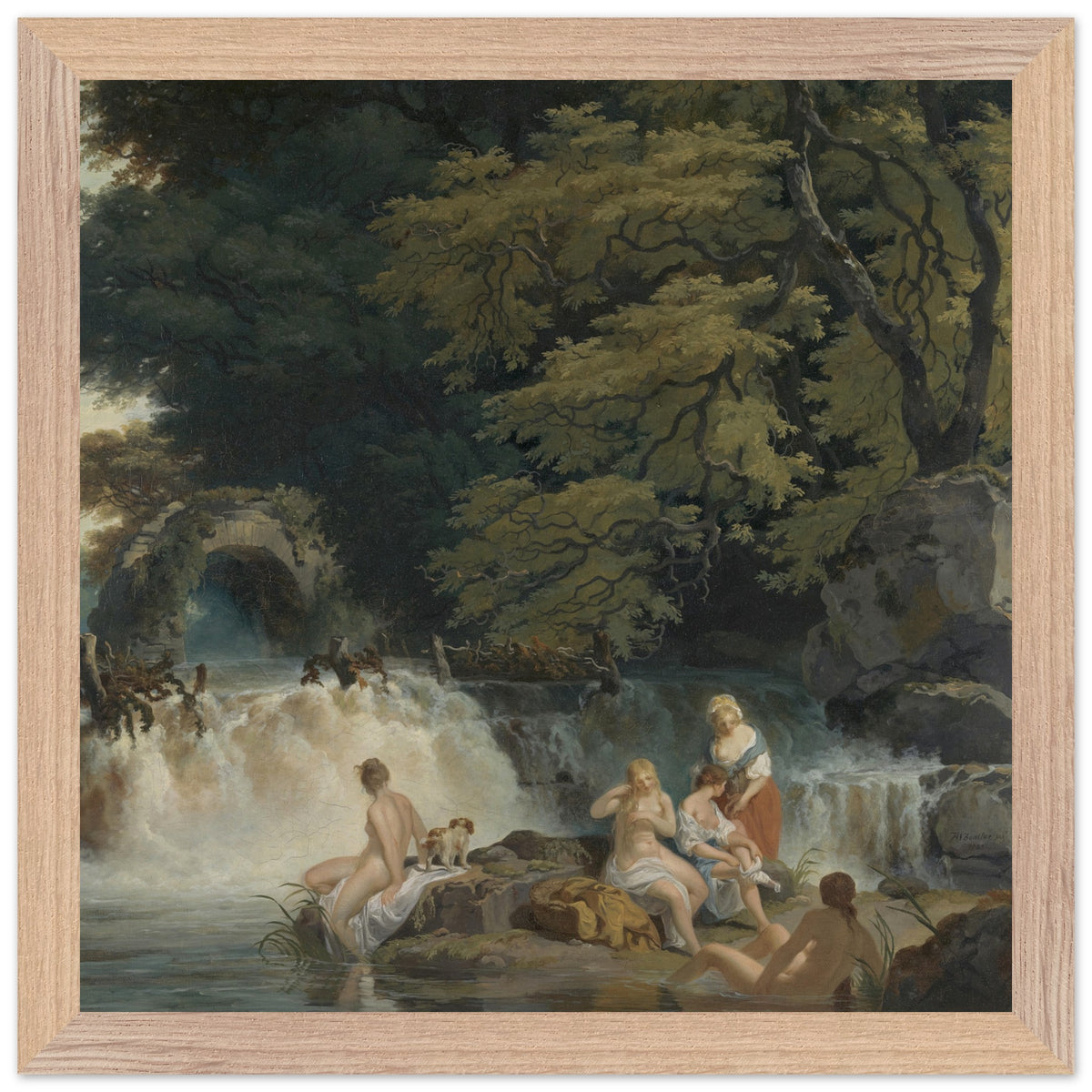 Nymphs Bathing – Salmon Leap at Leixlip (1783) (view 3)