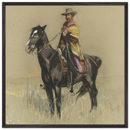 R.B. Cunninghame Graham on ‘Pampa’, By Irish Artist Sir John Lavery Art Print – view 6 | Buy Irish Art