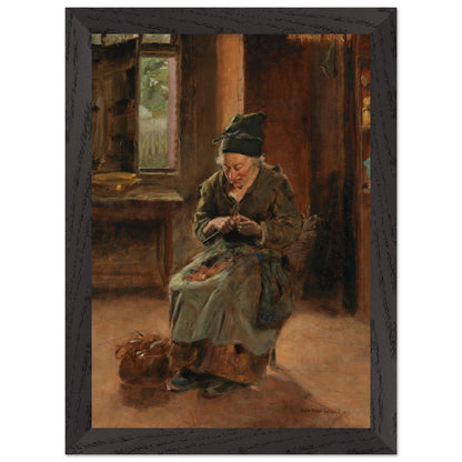 An Interior of a Breton Cottage by Irish Artist Helen Mabel Trevor – view 7 | Buy Irish Art