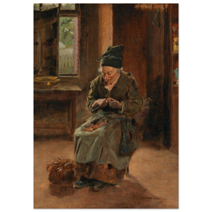 An Interior of a Breton Cottage by Irish Artist Helen Mabel Trevor – view 15 | Buy Irish Art