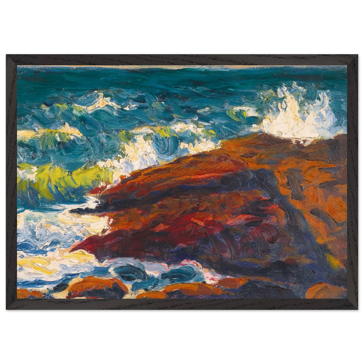 Seascape by Irish Artist Roderic O'Conor Art Print (view 14)