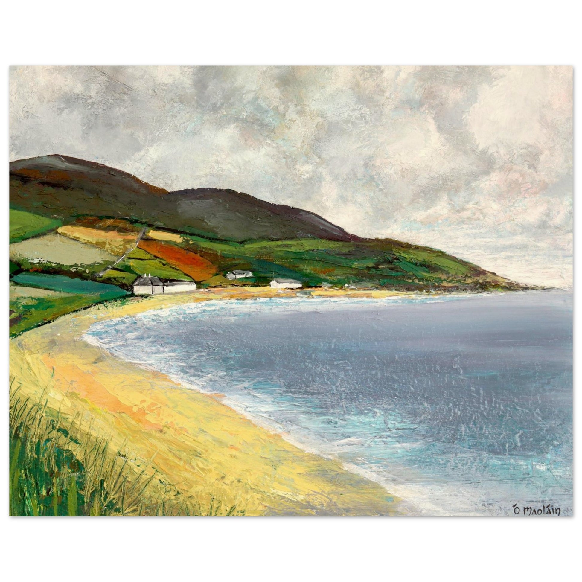 Cushendun Beach by Ó Maoláin Master’s Edition 250gsm art print 40x50cm