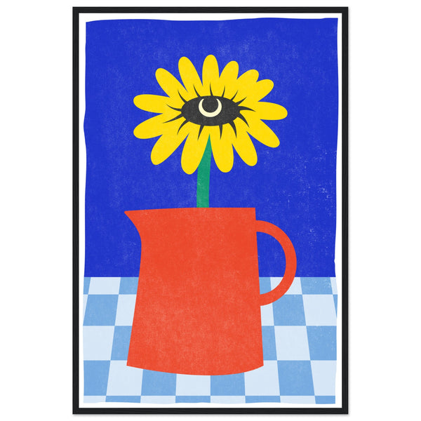 Sunflower Painting Framed Art Print