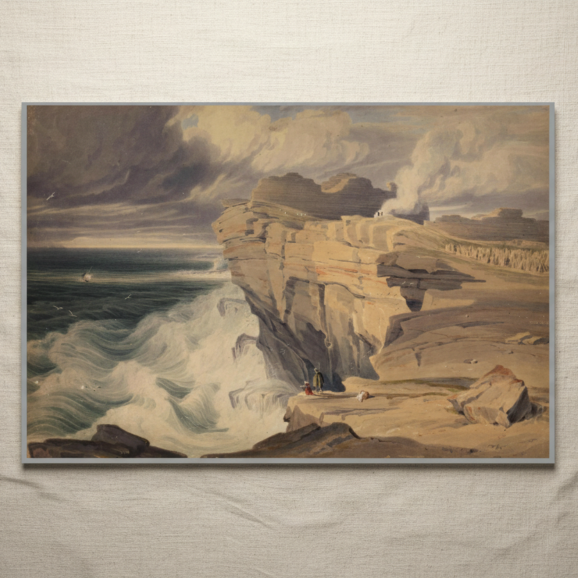 Dún Aonghasa, Inis Mór by George Petrie, unframed archival art print
