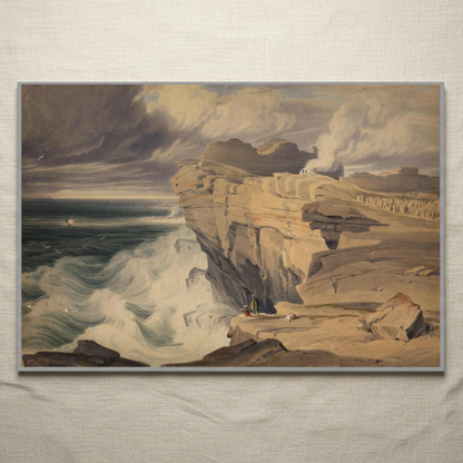 Dún Aonghasa, Inis Mór by George Petrie, unframed archival art print
