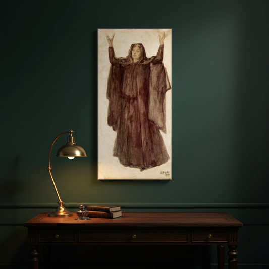 Maude Gonne McBride Canvas Print (1866-1953) | By Irish Artist John Butler Yeats (1907) – Irish art canvas print | Buy Irish Art