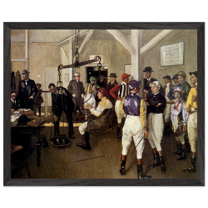 The Weighing Room, Hurst Park (1924) – Sir John Lavery (view 4)