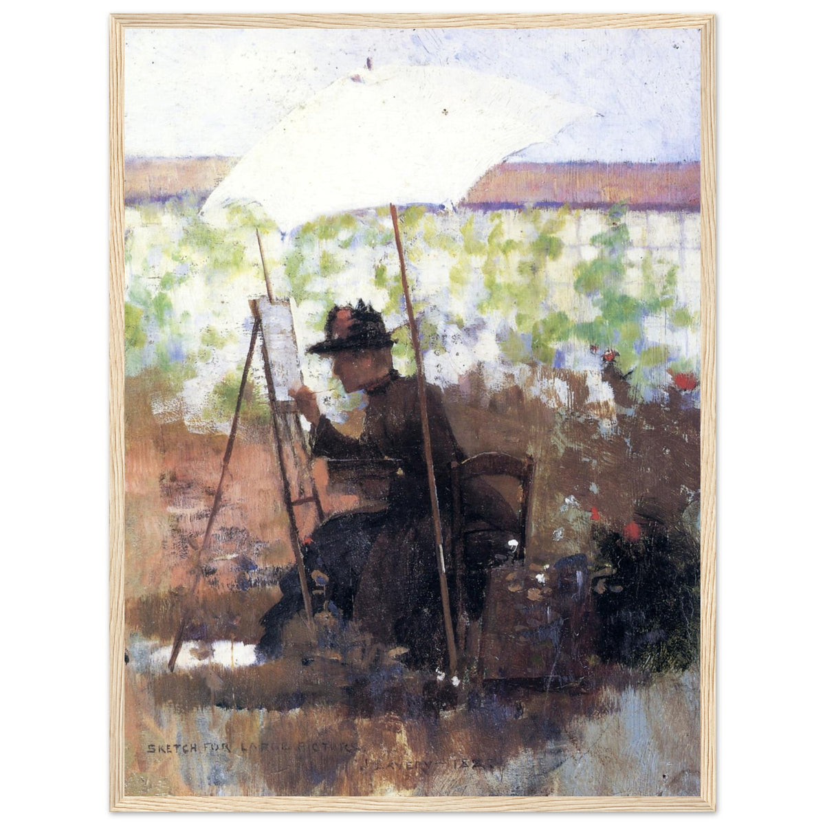 Sketch for 'A Pupil of Mine' (1883) – Sir John Lavery (view 3)