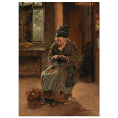 An Interior of a Breton Cottage by Irish Artist Helen Mabel Trevor – view 20 | Buy Irish Art
