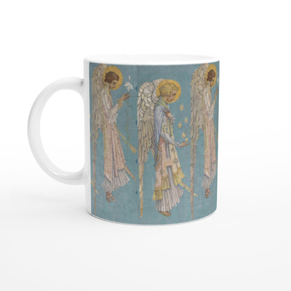 Two Winged Angels Mug – Irish Art by Harry Clarke 11oz Ceramic Cup 