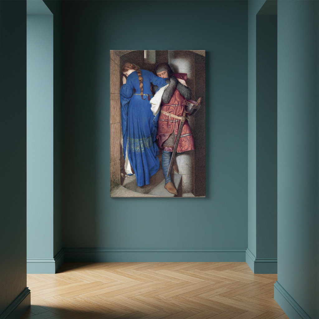 The Meeting on the Turret Stairs — Canvas Print