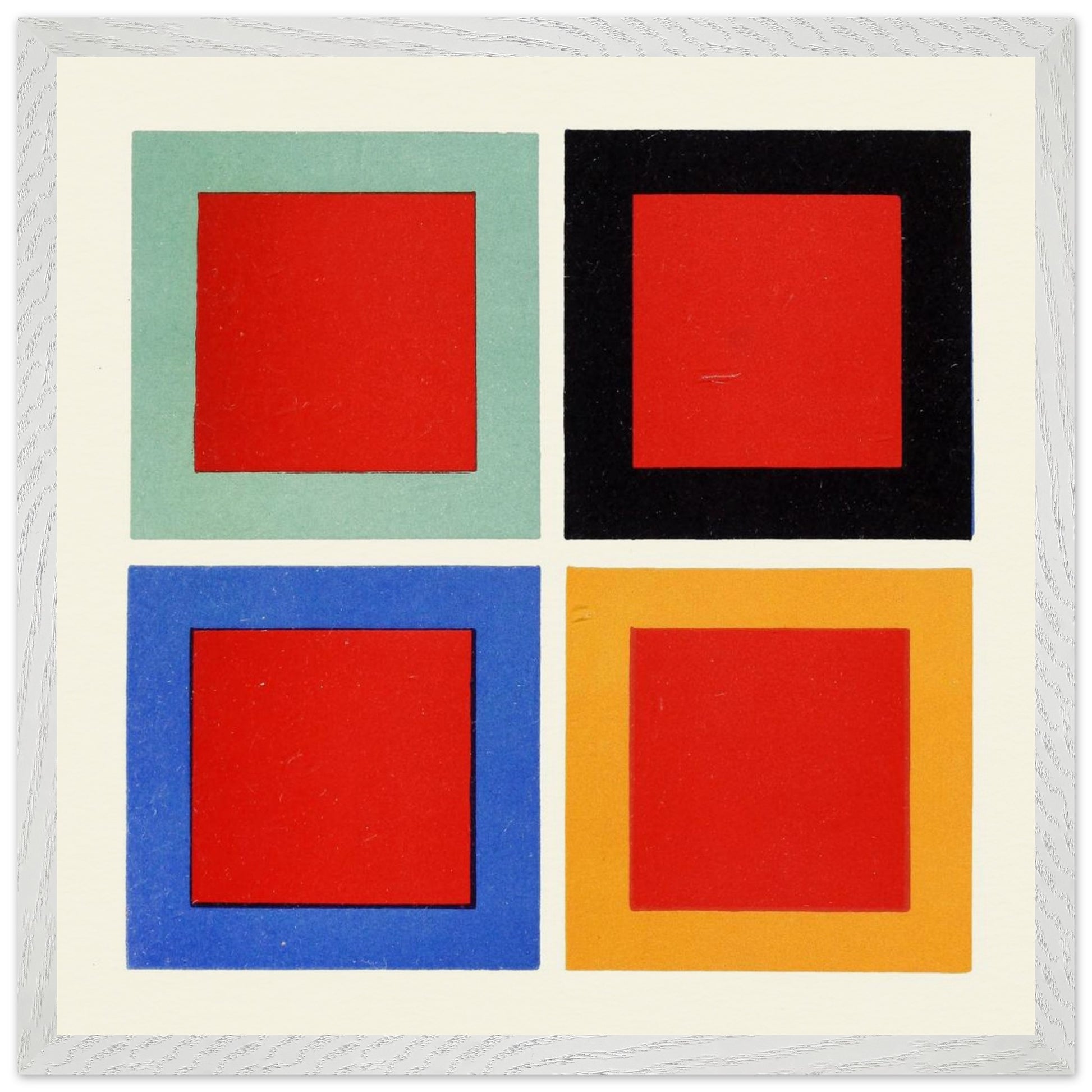 James Ward modification of tone and hue Irish art print in white frame