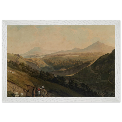 Framed landscape print of Wicklow’s Sugar Loaf Mountains