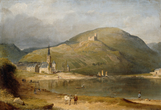 Bernkastel on the Moselle, oil painting by James Arthur O’Connor, 1834
