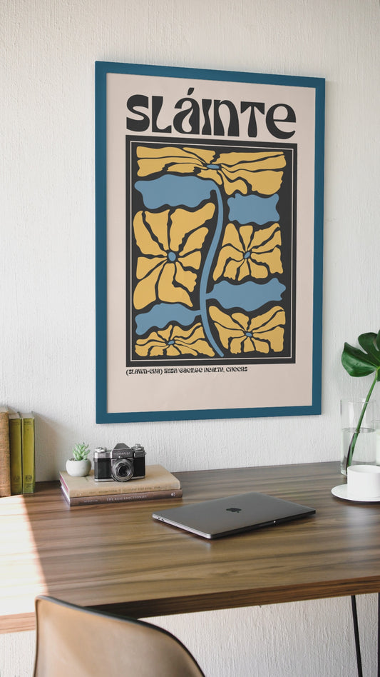 Sláinte - Cheers Print