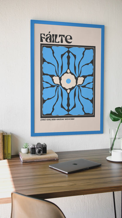 Fáilte – Irish Welcome Art Print | Gaeilge Wall Art | Irish Gift