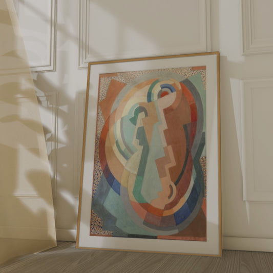 The Virgin and Child by Mainie Jellett – Irish Modernist Art Print