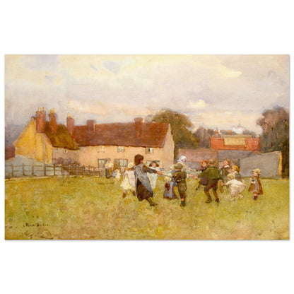 Rose Barton Here We Dance Lubin Lubin 1897 art print unframed 28x43cm 11x17in