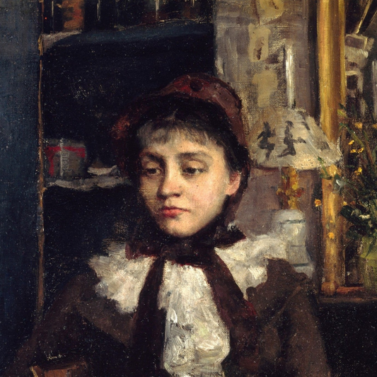 Le Petit Déjeuner (1885) by Irish artist Sarah Purser – fine art print