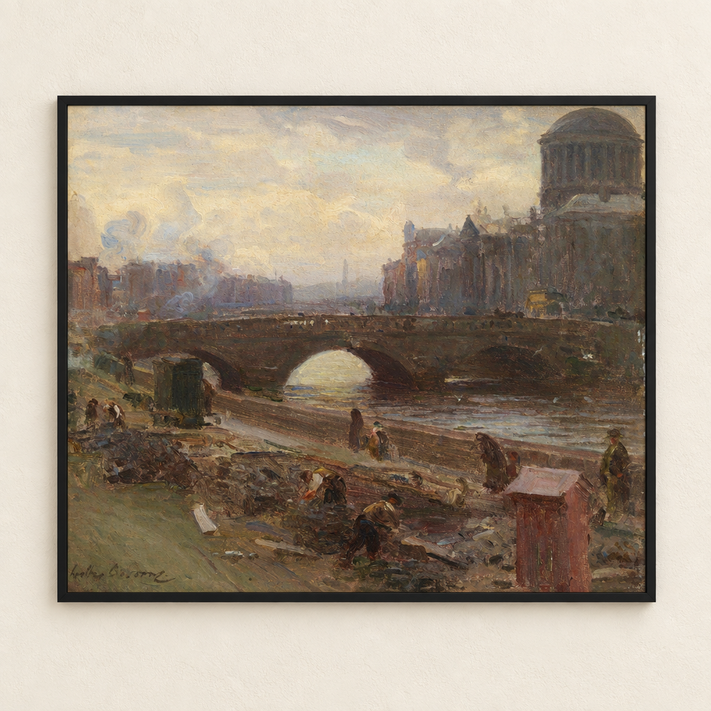 The Four Courts, Dublin by Walter Osborne Art Print