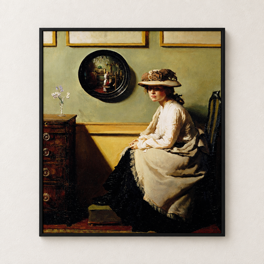 The Mirror (1900) by William Orpen – Tate Collection Print