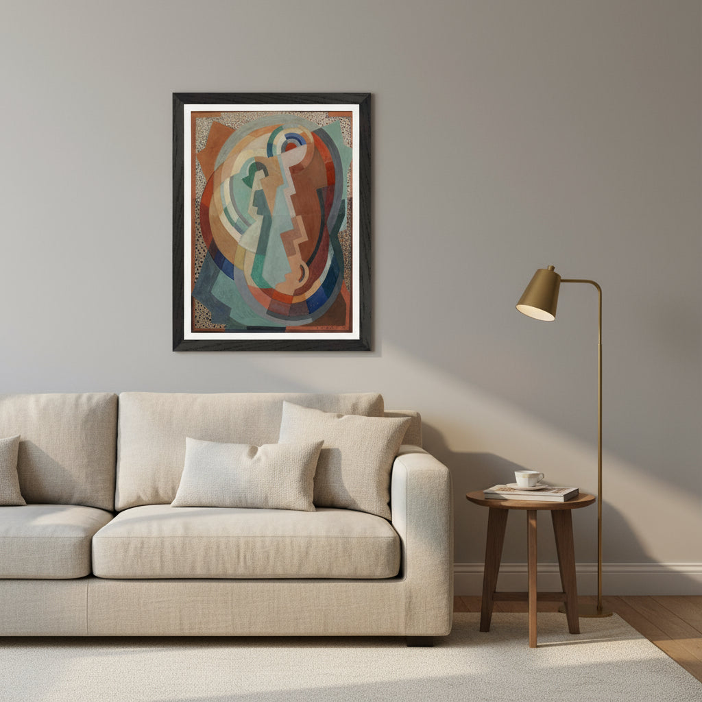 The Virgin and Child by Mainie Jellett – Irish Modernist Art Print