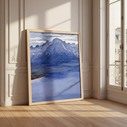 Twilight, Lake Geneva – Sir John Lavery Art Print (view 8)